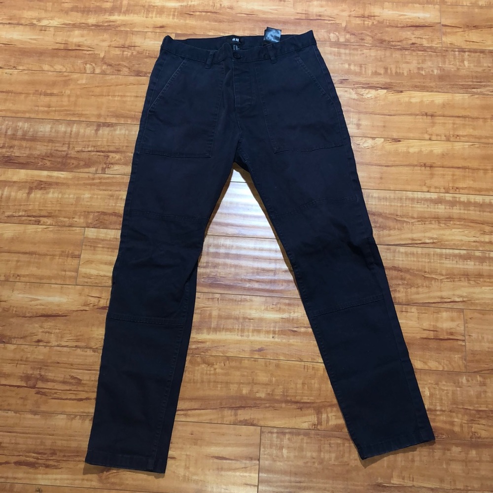 H&M Blue Slim Slacks